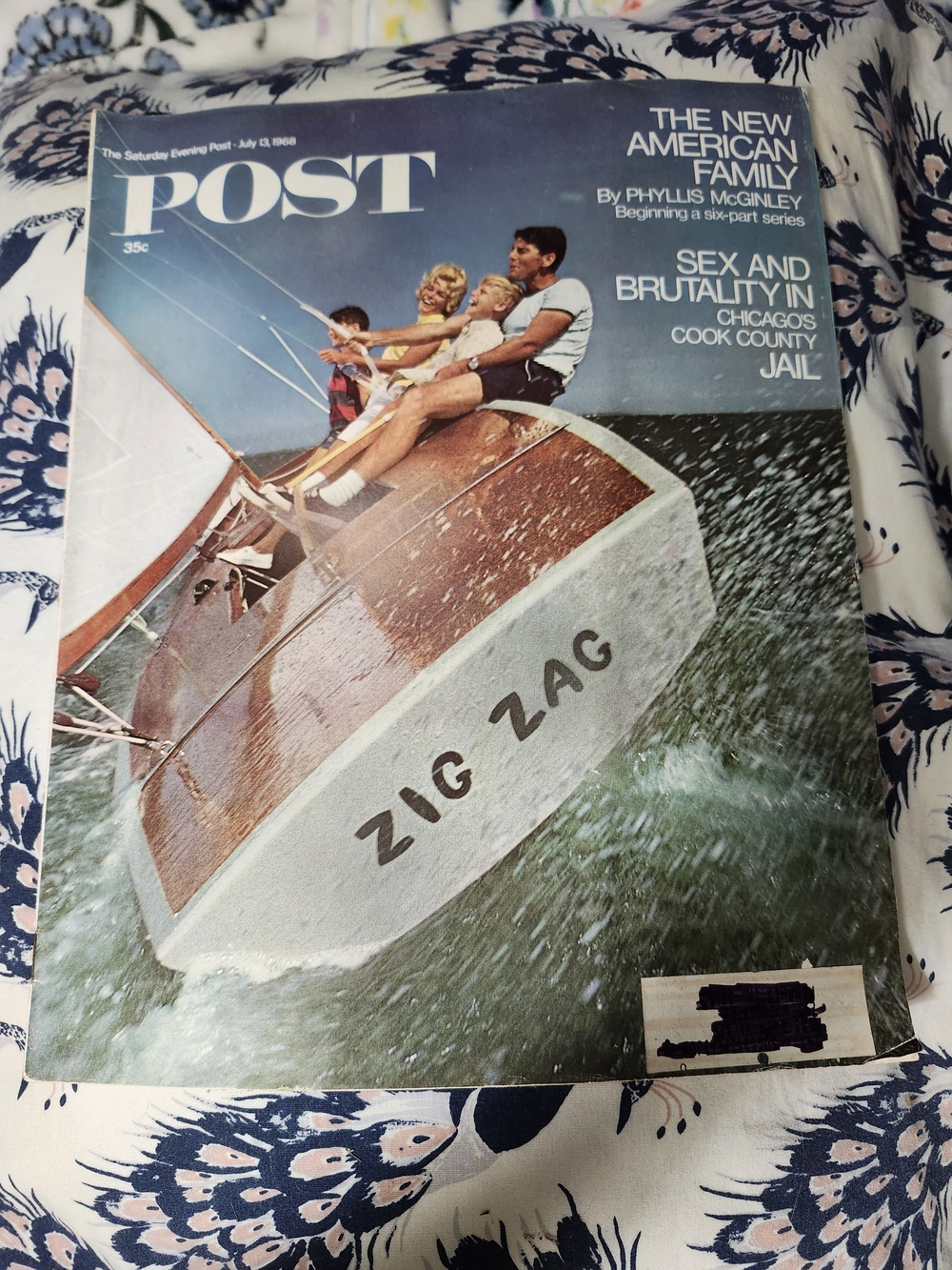 Vintage  July 13, 1968 The Saturday Evening Post Magazine